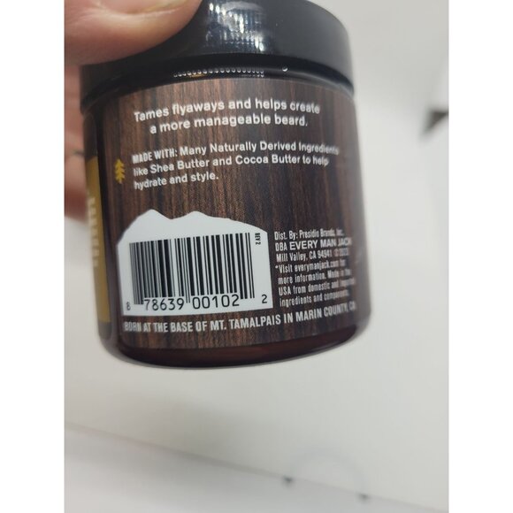 Every Man Jack Sandalwood Beard Butter Shea Cocoa Butter 4.0 Oz ea Paraben-Free - Picture 2 of 3